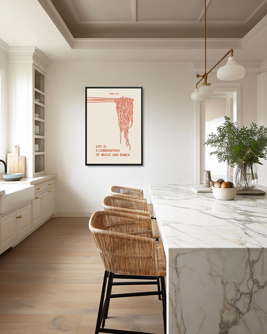 Ramen inspiratie – moderne staande wandkunst