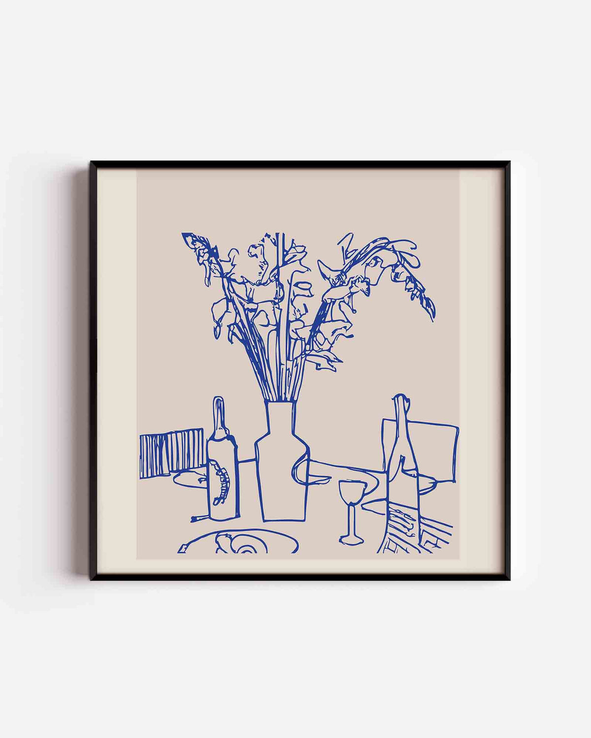 Stilleven met bloemen – keuken vierkante poster als wanddecoratie
