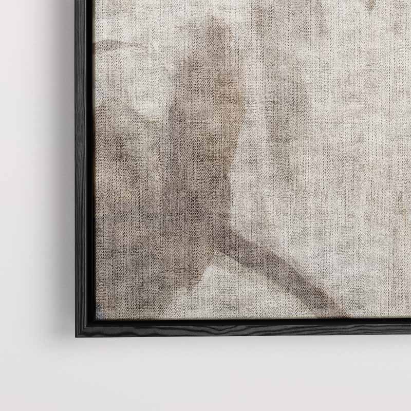 Zacht Portret met Witte Blouse – modern portret kunstwerk van WallArtistic