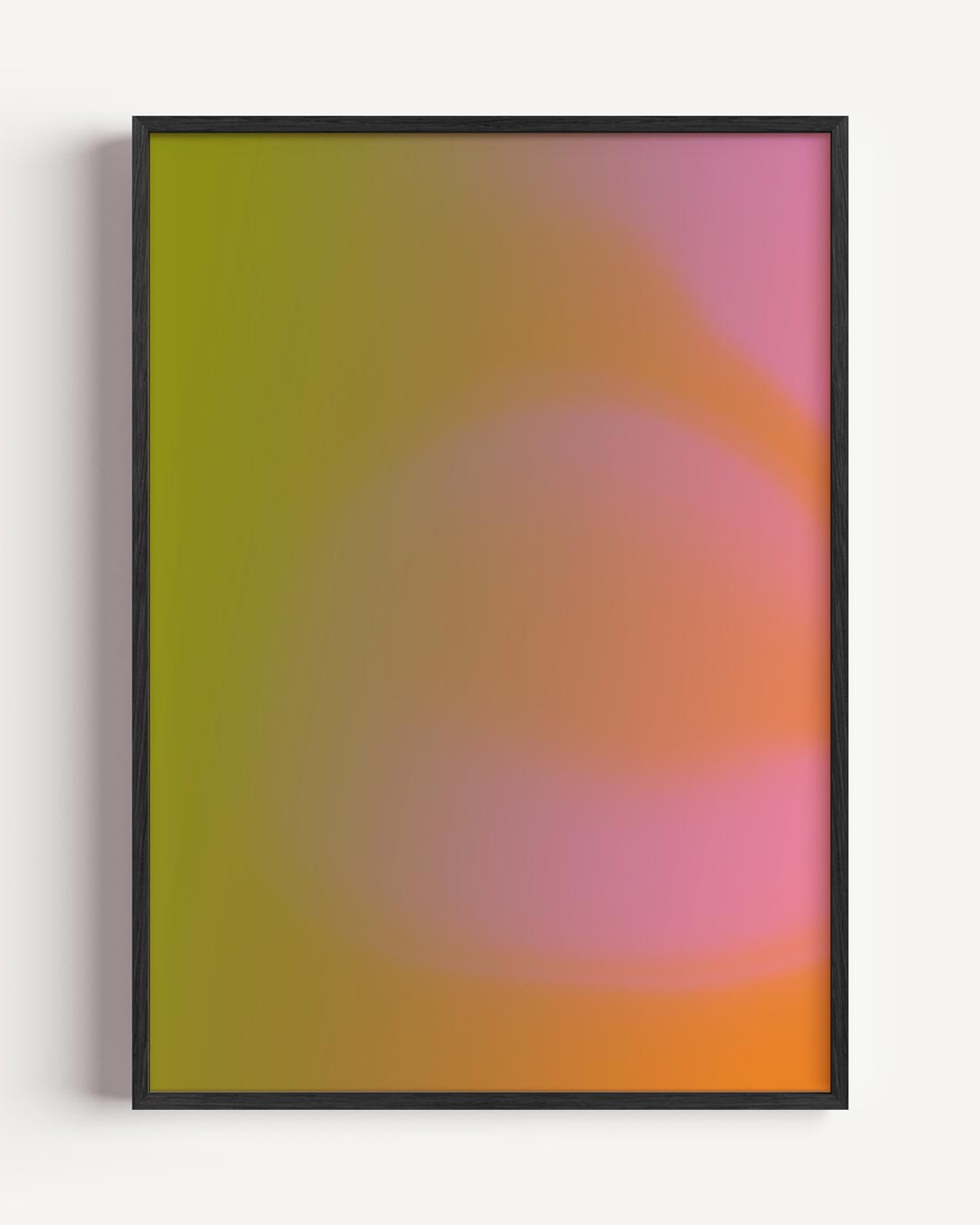 Zachte Kleuren Vloeibare Kunst – kleurrijke abstracte portret poster als wanddecoratie