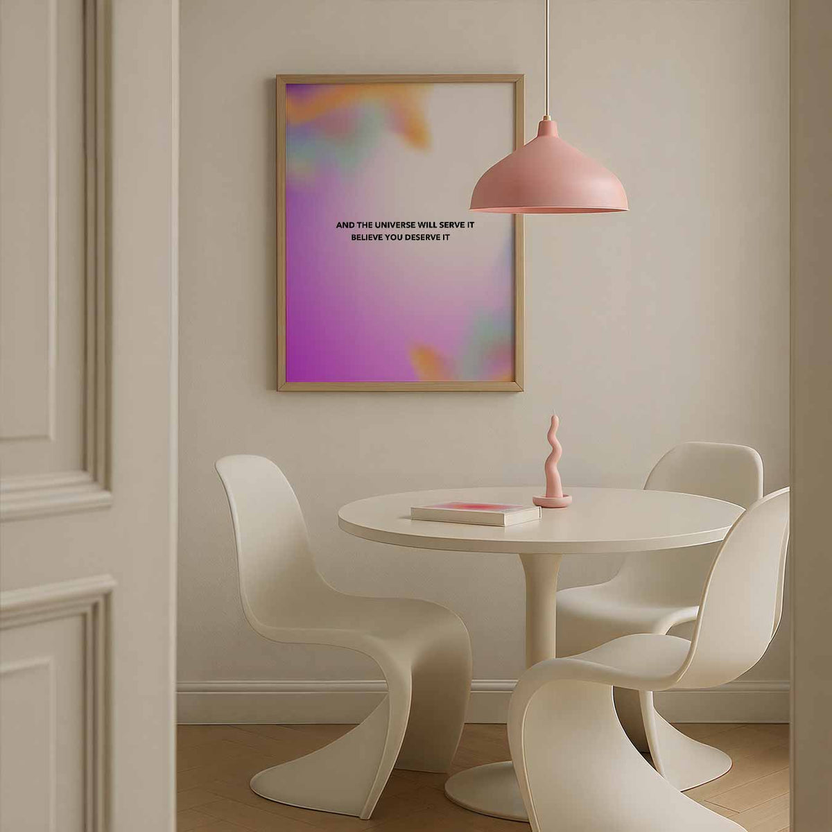Believe You Deserve It – staande mindful wanddecoratie van WallArtistic