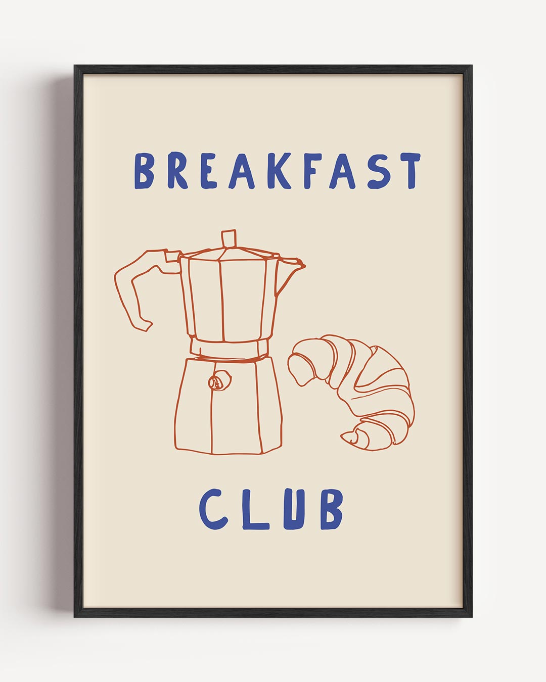 Breakfast Club Keukendecoratie – keuken portret poster als wanddecoratie