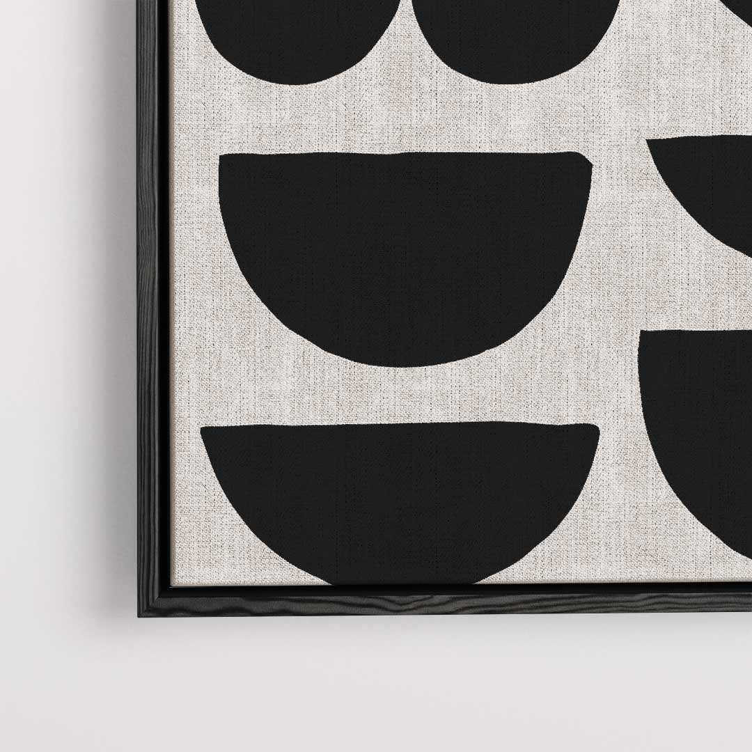 Geometrische Schaduwpatronen – dibond kunstwerk als wanddecoratie