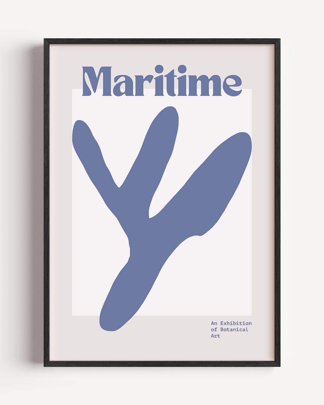 Maritime Botanische Kunst – kleurrijke abstracte portret poster als wanddecoratie