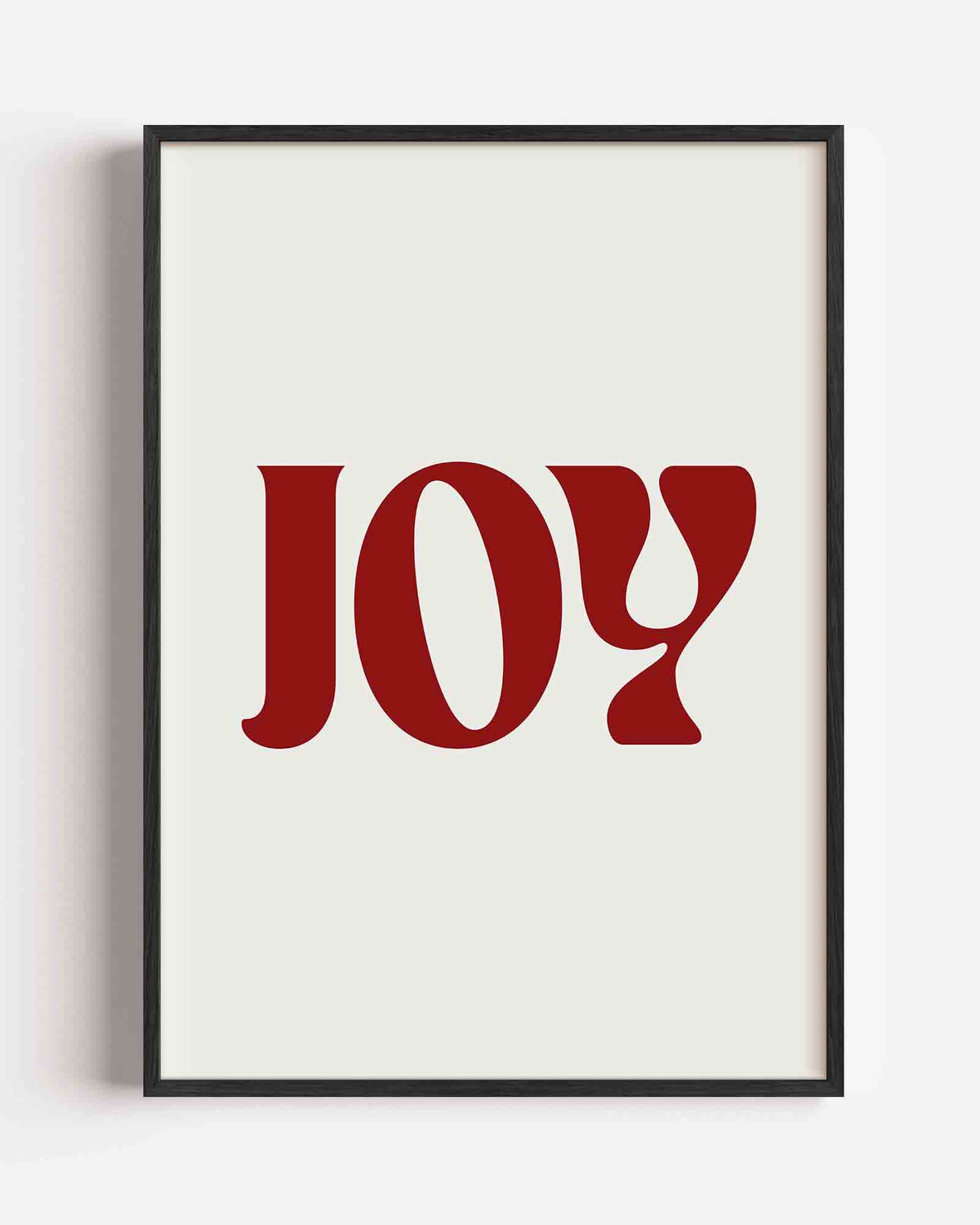 Joy – kerst portret poster als wanddecoratie