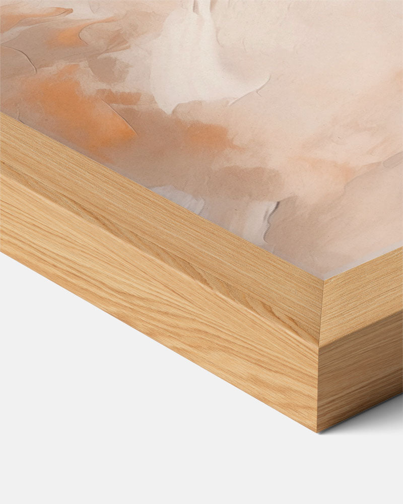 Rustieke Abstracte Kunstposter – abstracte textuur poster in staand formaat
