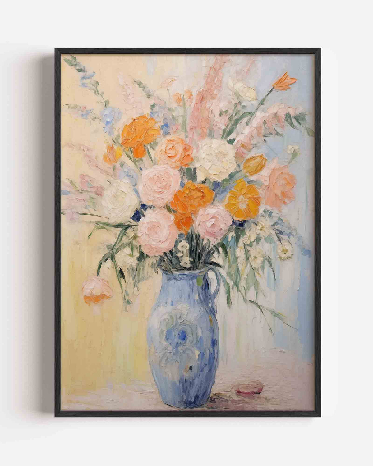 Bloemen in vaas – bloemen portret poster als wanddecoratie