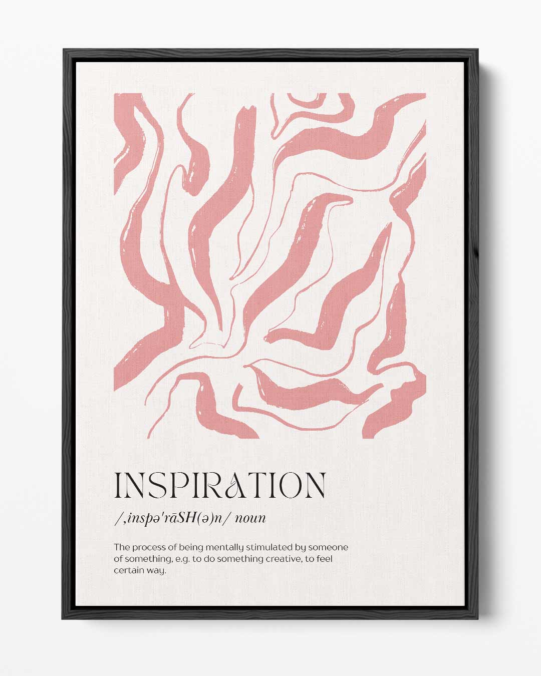 Inspiratie Golven – portret kunstwerk als wanddecoratie