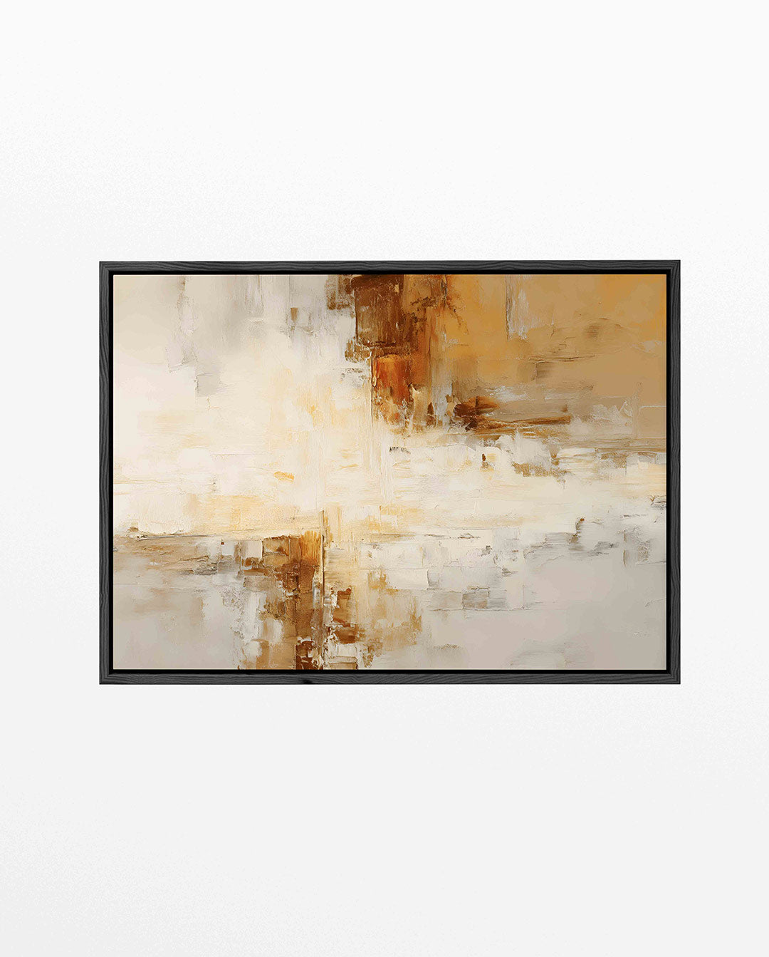 Warme kleuren harmonie – Abstract kunstwerk – liggend abstract kunstwerk