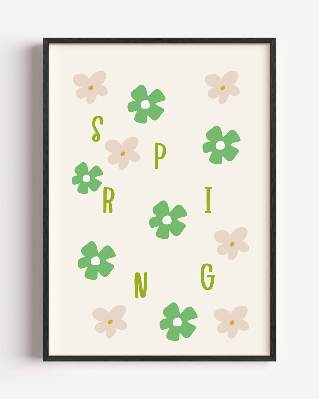Bloemenpracht Lente – paas portret poster als wanddecoratie