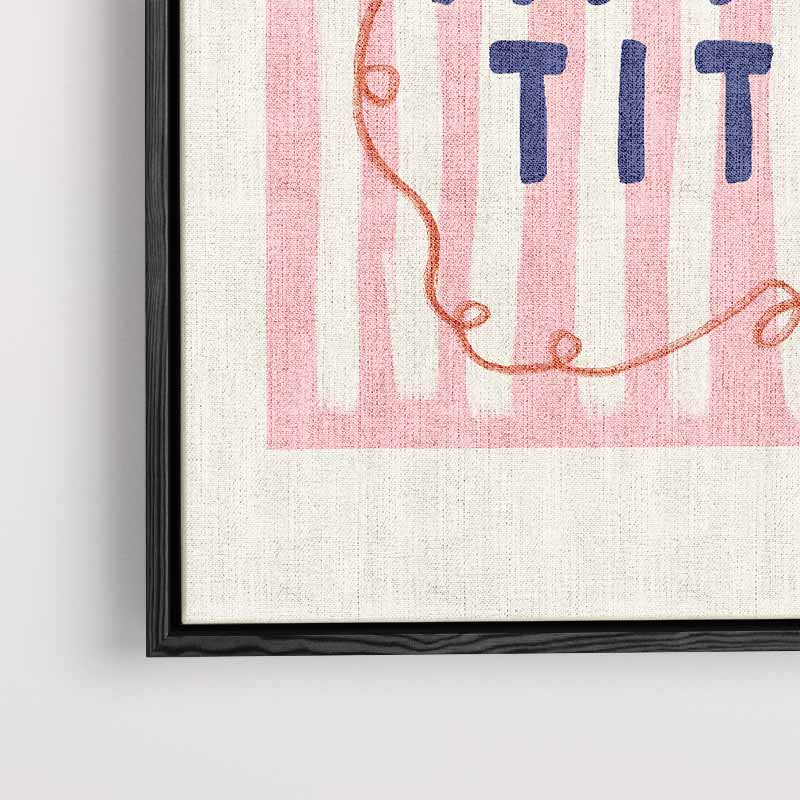 Bon Appétit – kunstwerk met zwarte baklijst