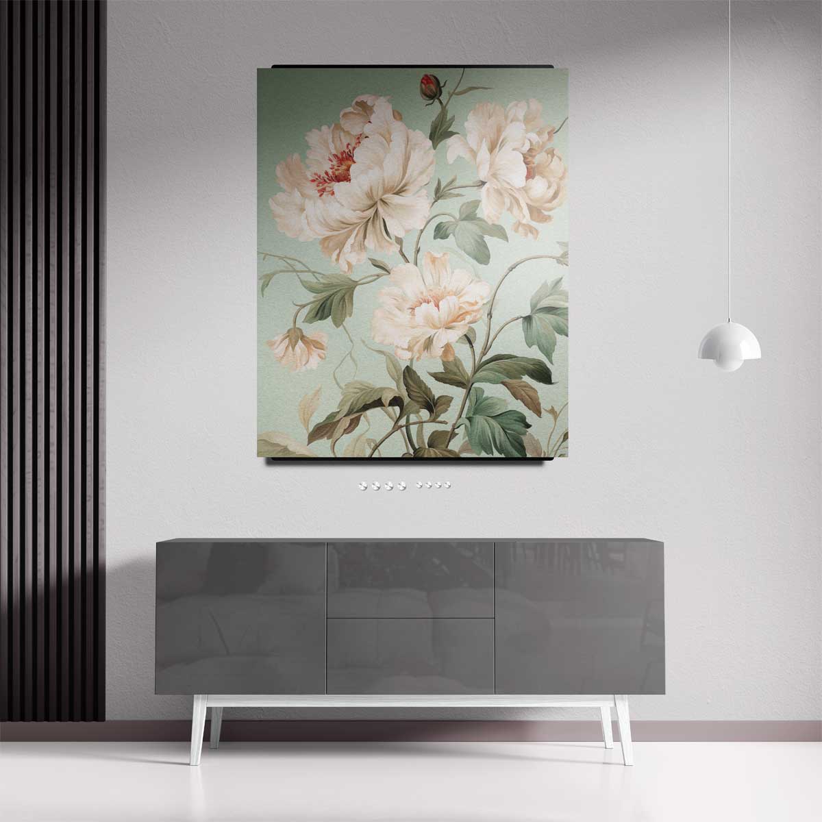 Tijdloze Bloemenpracht – staand kunstwerk voor modern interieur