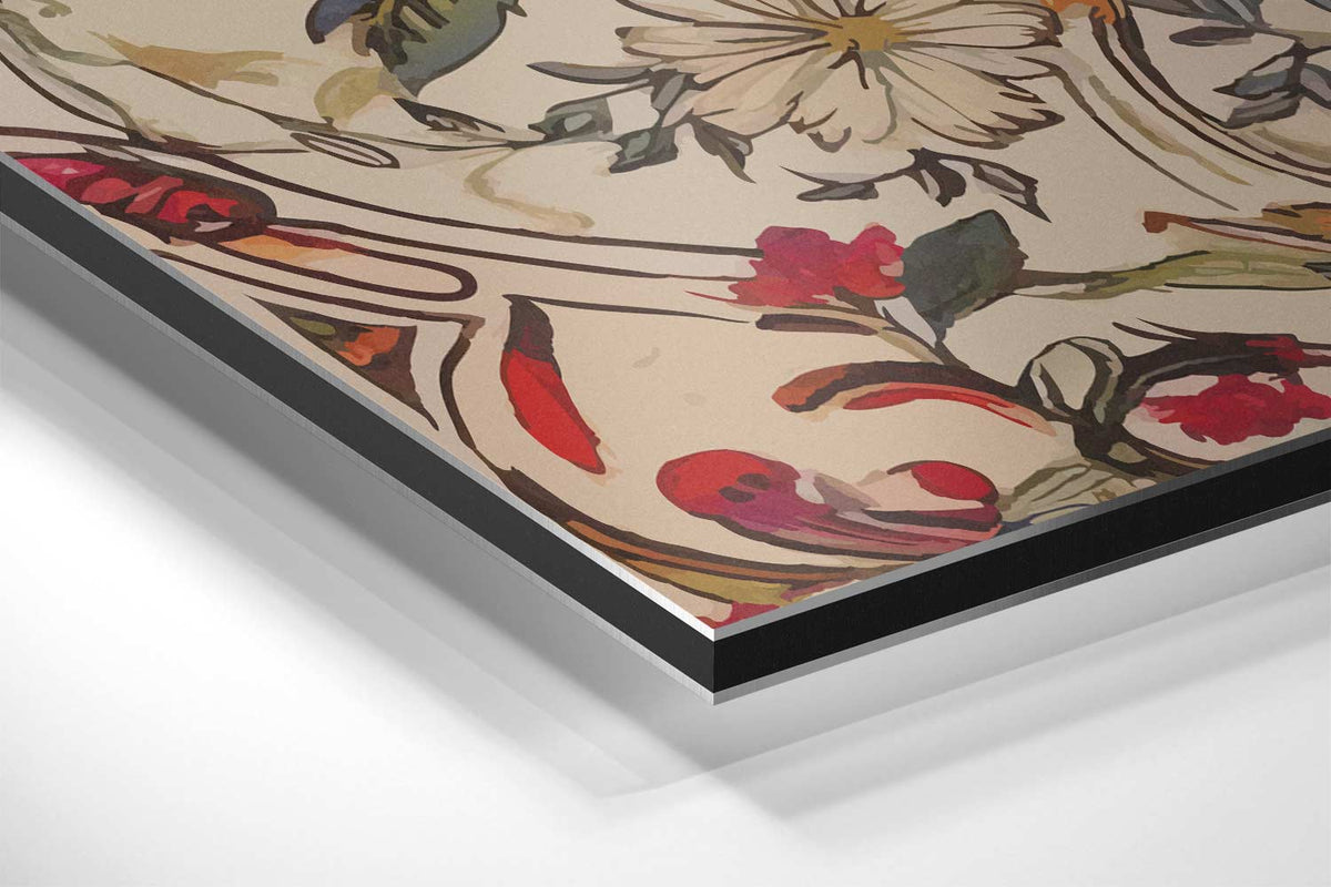 Bloemenpracht op Canvas – canvas kunstwerk als wanddecoratie