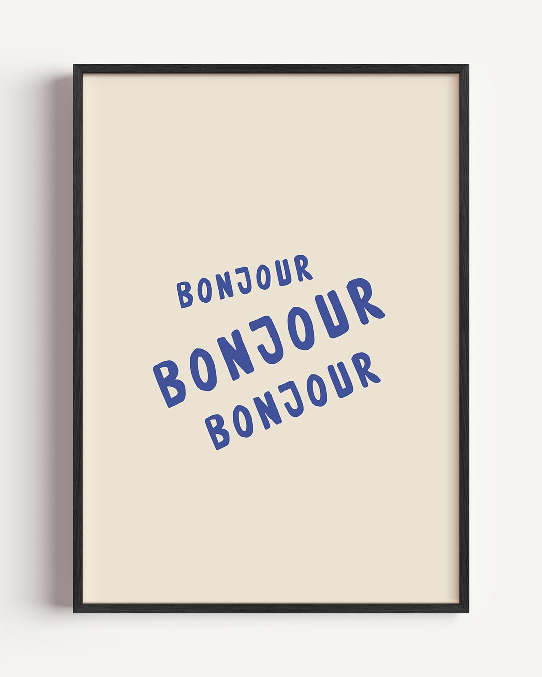Bonjour Stijlvolle Wandposter – keuken portret poster als wanddecoratie