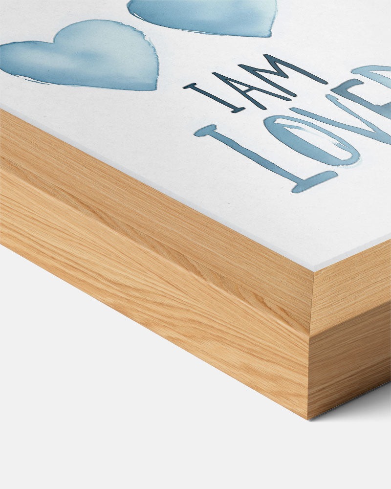 Liefdevolle Hartjes – kids poster als vrolijke staande wanddecoratie