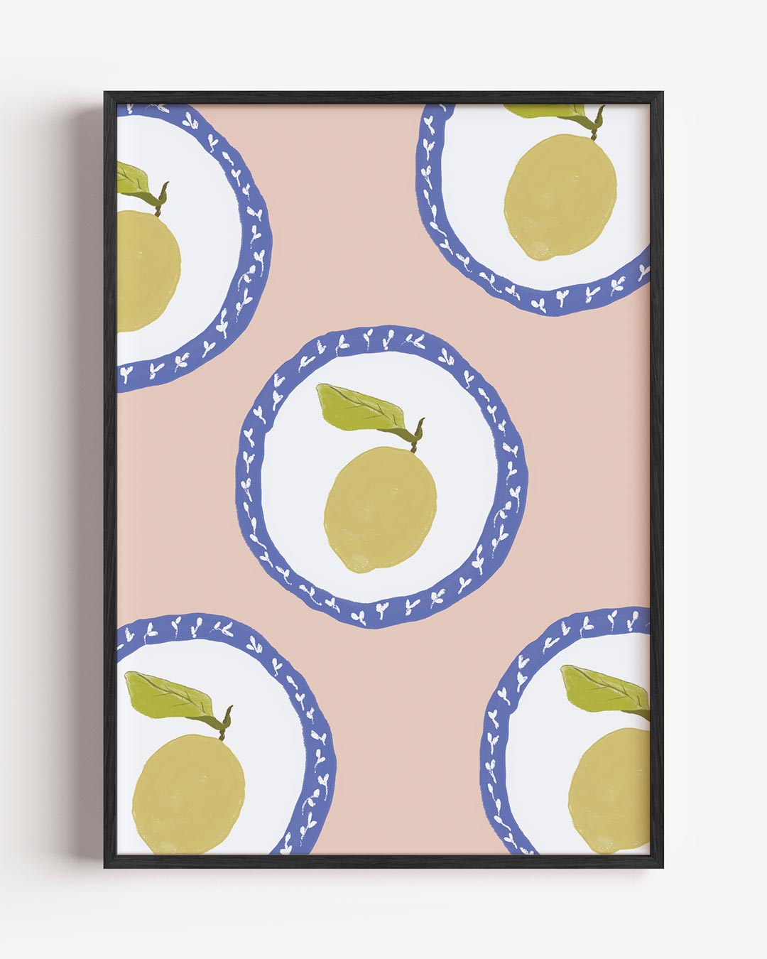 Stijlvolle Citroenprint – keuken portret poster als wanddecoratie