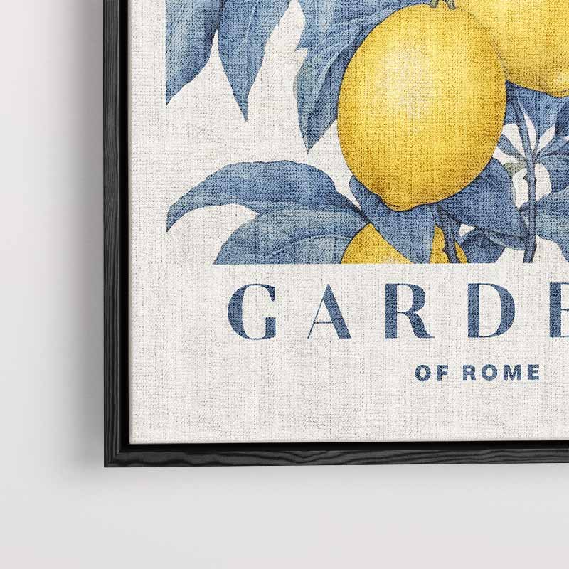 Botanische Tuinen van Rome Poster – modern portret kunstwerk van WallArtistic