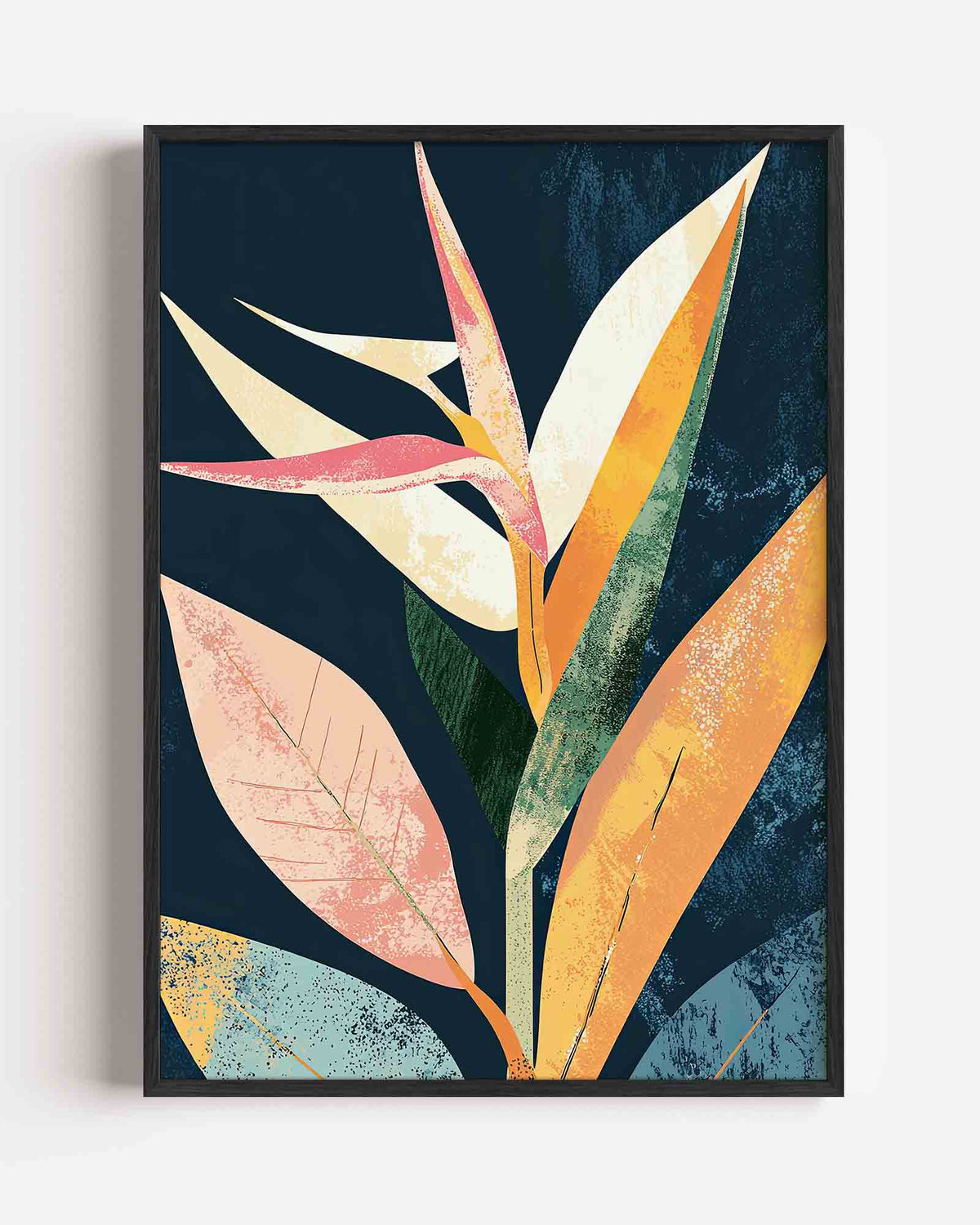 Tropische bladeren – jungle portret poster als wanddecoratie