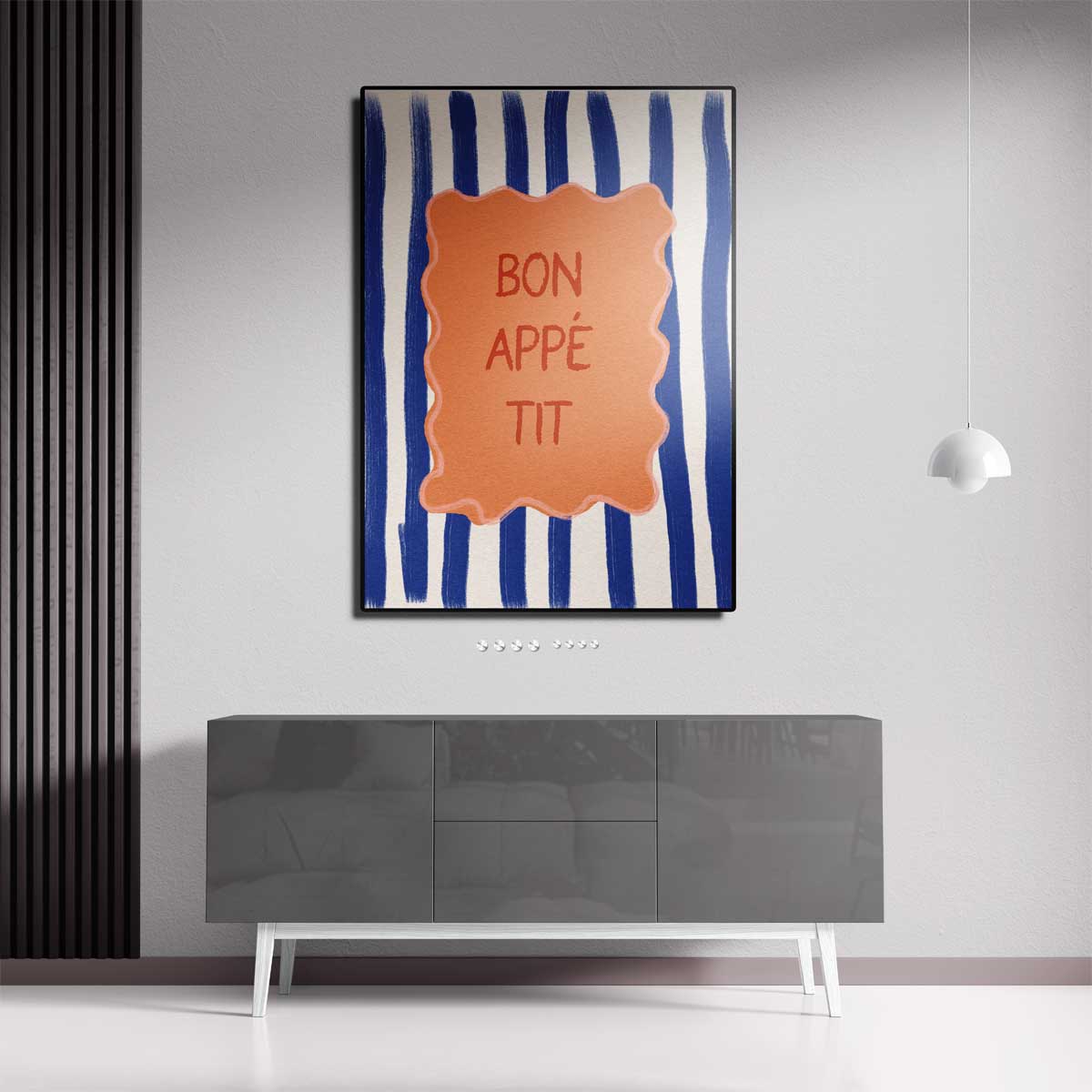 Bon Appétit Artistieke – modern portret kunstwerk van WallArtistic