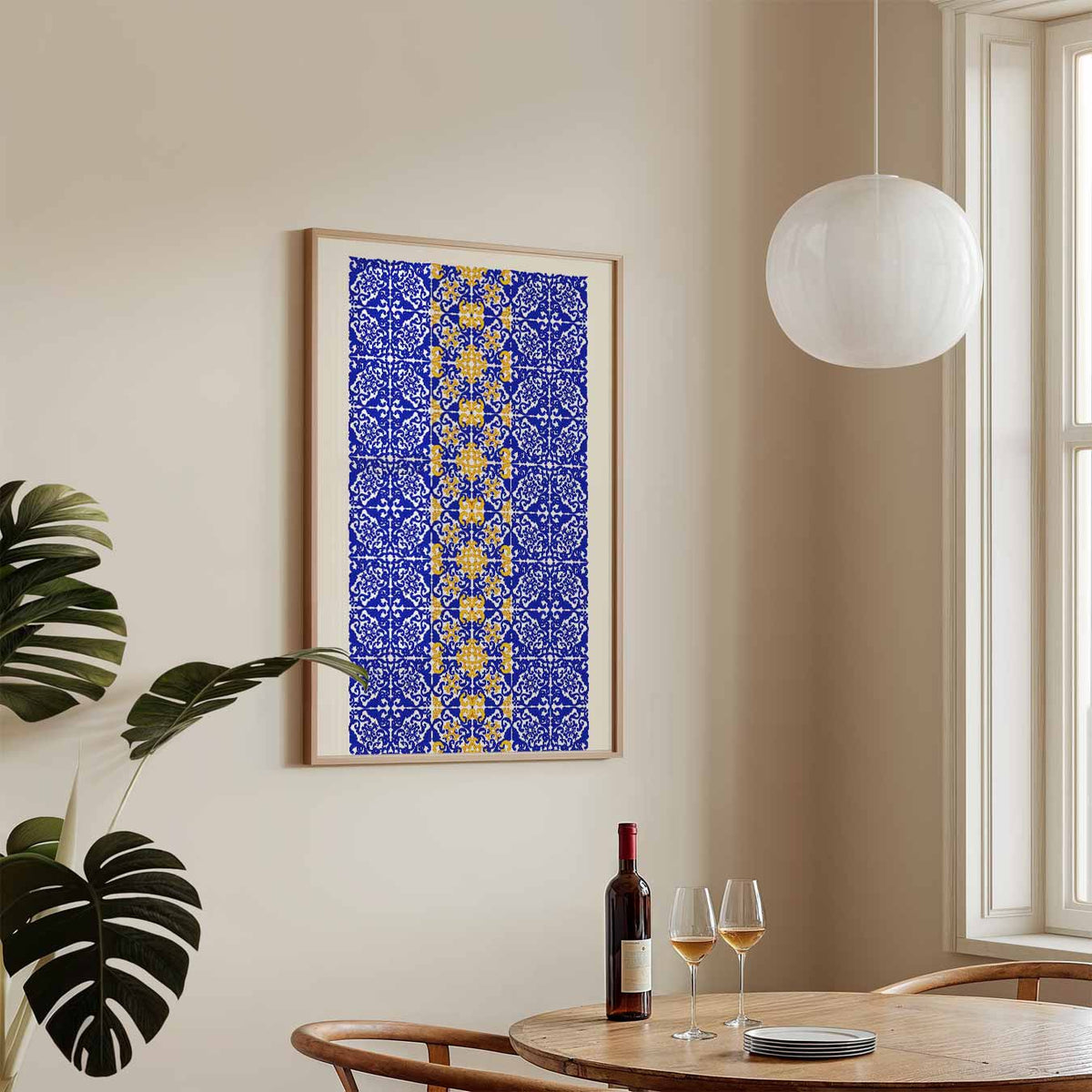 Koninklijk Patronenparadijs – keukenposter in staand formaat