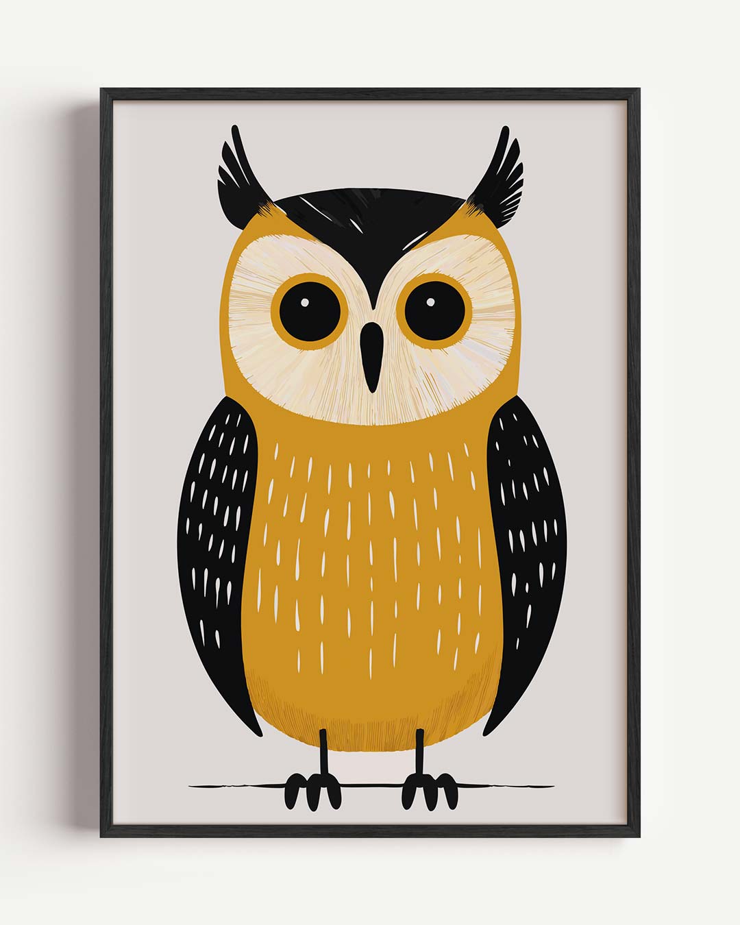 Schattige Uilenposter voor Thuis – kids portret poster als wanddecoratie