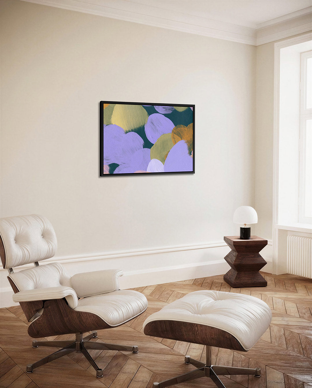 Kleurrijke vormen – Wanddecoratie kunstwerk – alternatieve weergave van het kunstwerk