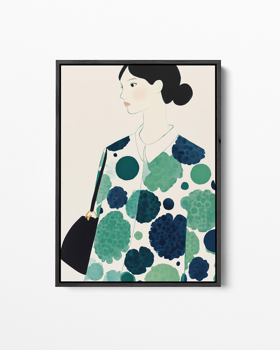 Silhouet met patronen – staand wanddecoratie kunstwerk