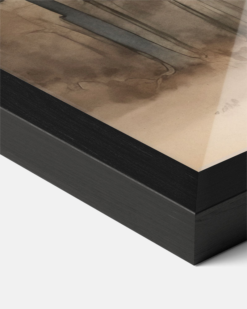 Mystieke Boslandschap – staande vintage wanddecoratie van WallArtistic