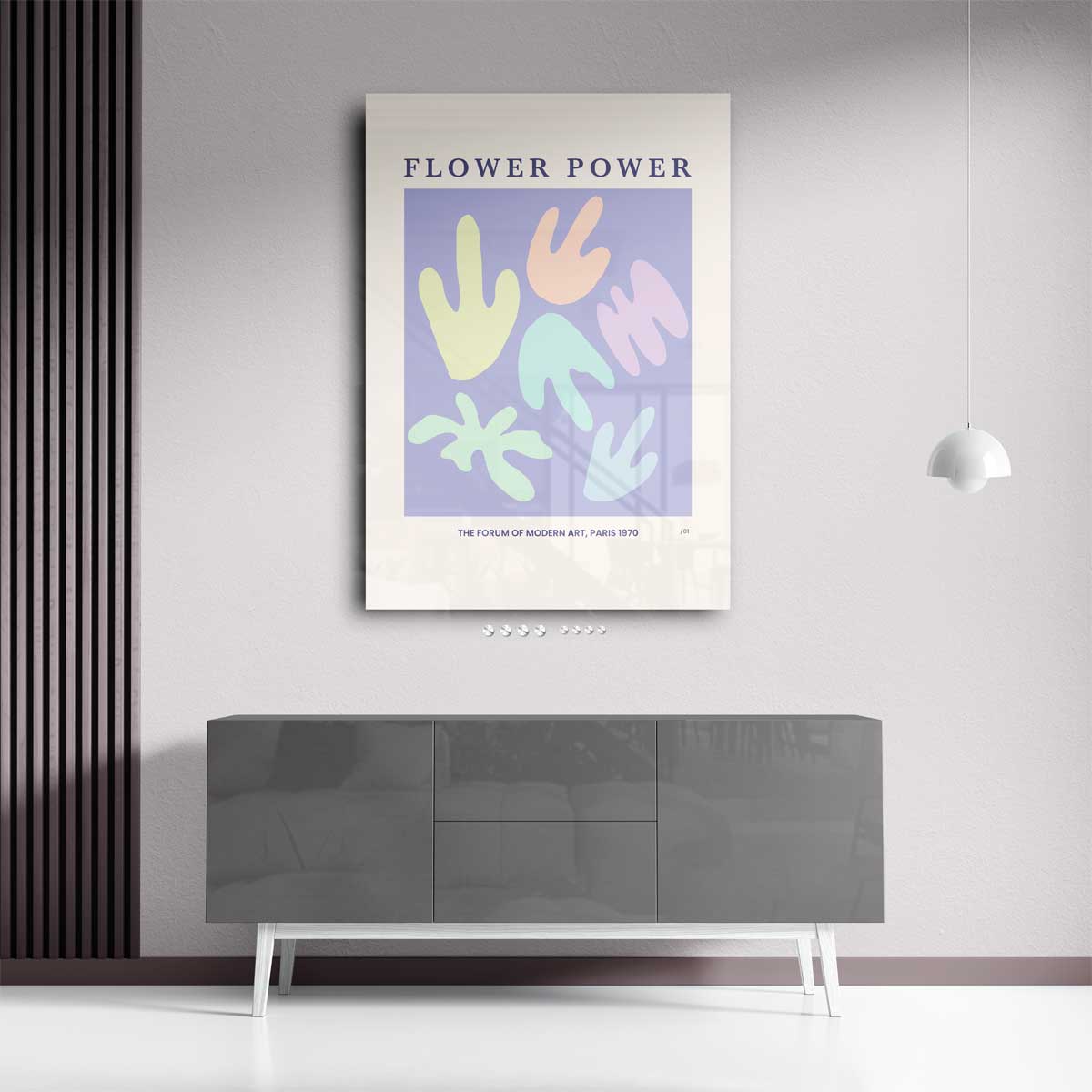 Flower Power Poster – portret kunstwerk als wanddecoratie, afbeelding 13