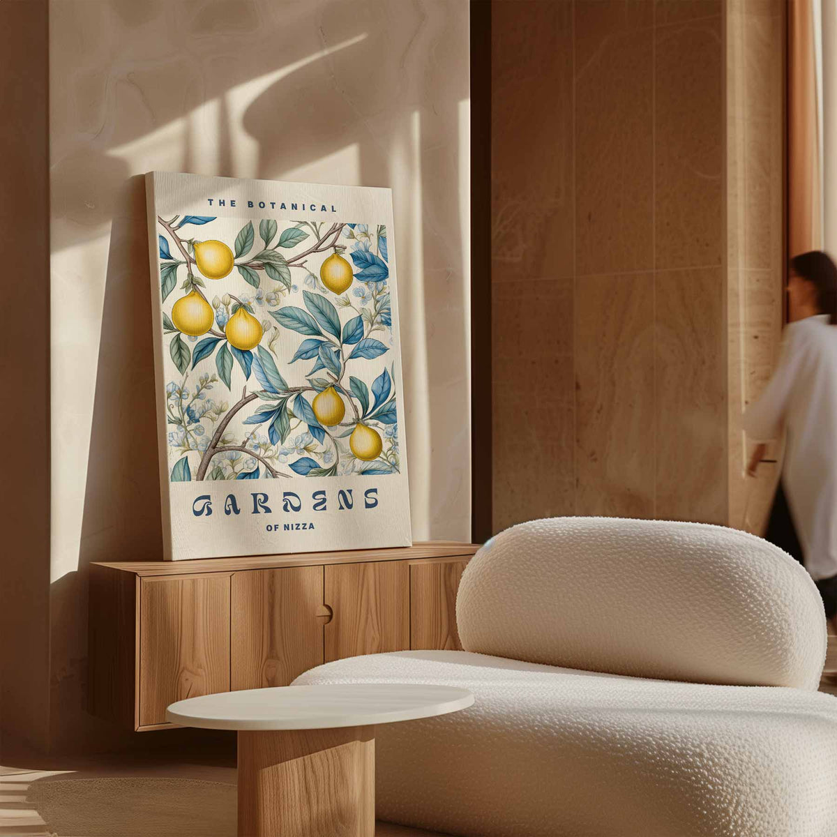 Botanische Tuin van Nizza – dibond kunstwerk als wanddecoratie