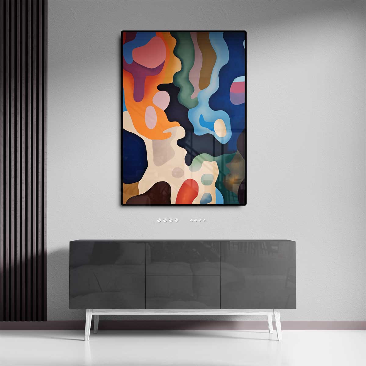 Kleurenexpeditie – dibond wanddecoratie in staand formaat