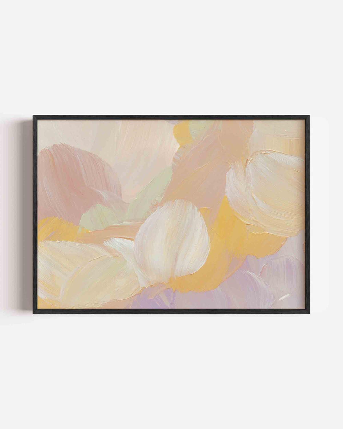 Abstracte penseelstreken – schilderkunst landscape poster als wanddecoratie