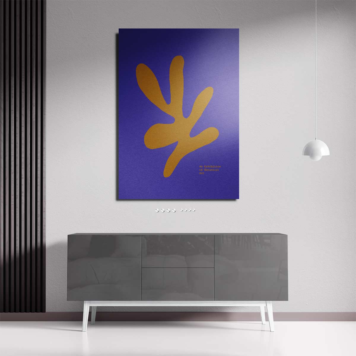 Abstracte Botanische Vormen – plexiglas kunstwerk als wanddecoratie