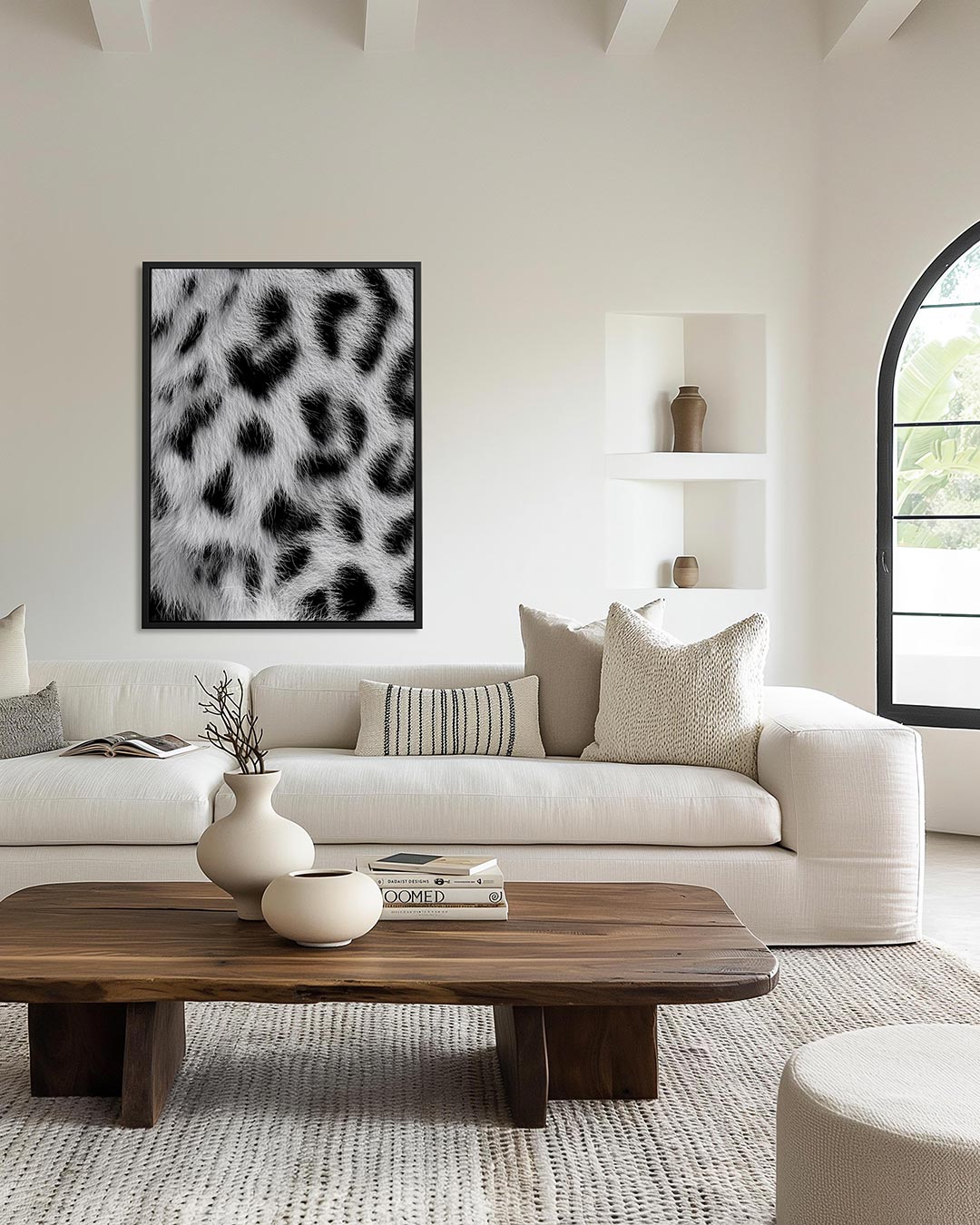 Dierlijke patronen – moderne staande wandkunst