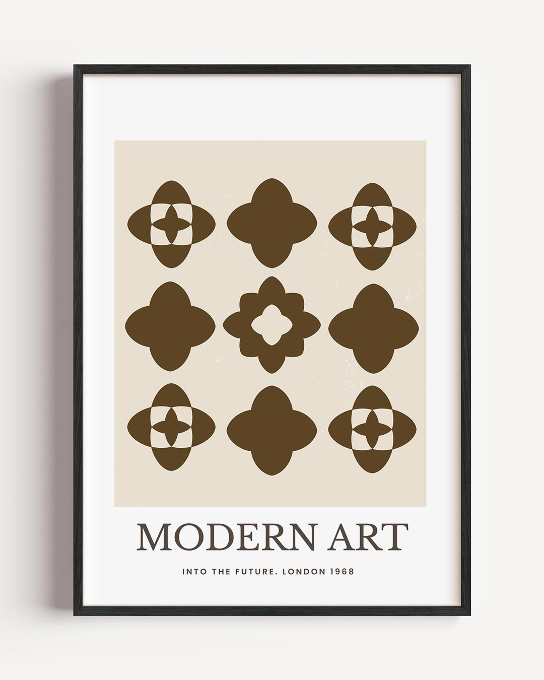 Retro Moderne Kunst – elegante portret poster als wanddecoratie