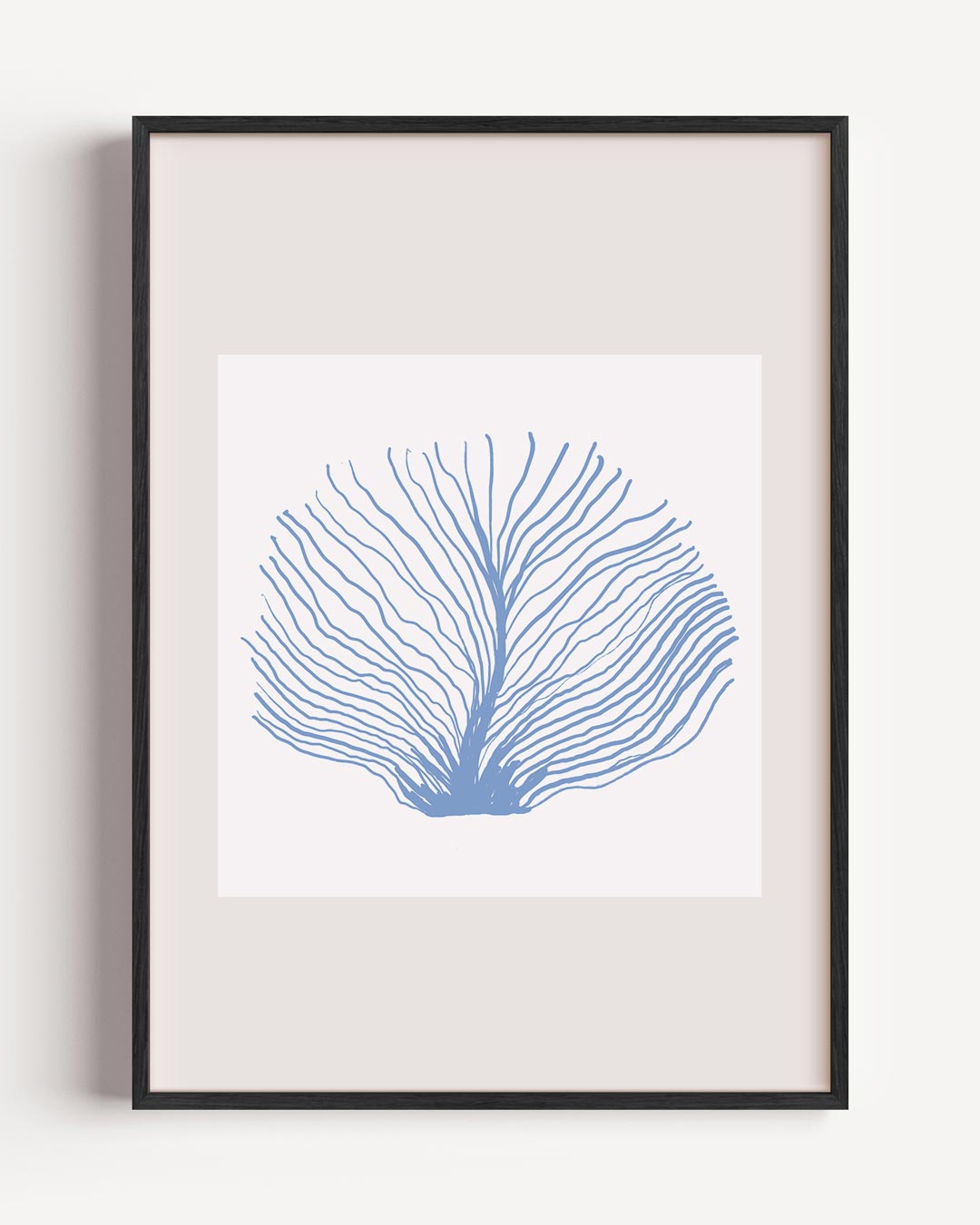 Ocean Vibes Wandposter – kleurrijke abstracte portret poster als wanddecoratie