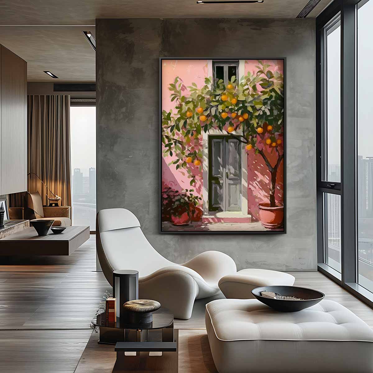 Mediterrane Droom – plexiglas kunstwerk als wanddecoratie