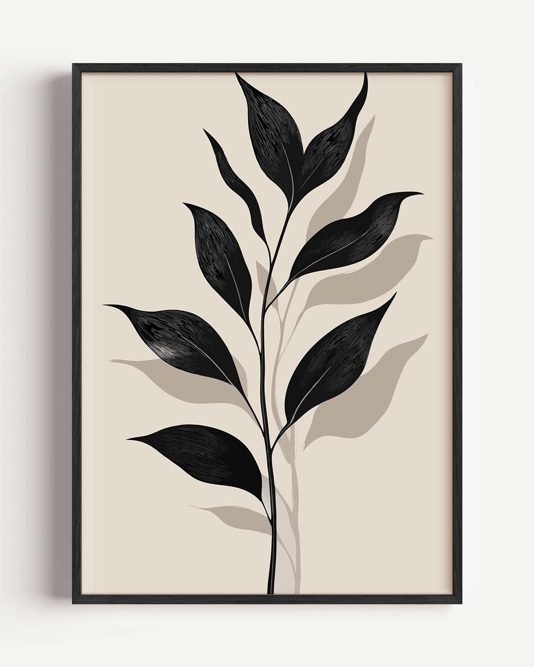 Elegante Botanische Kunstposter – kleurrijke abstracte portret poster als wanddecoratie