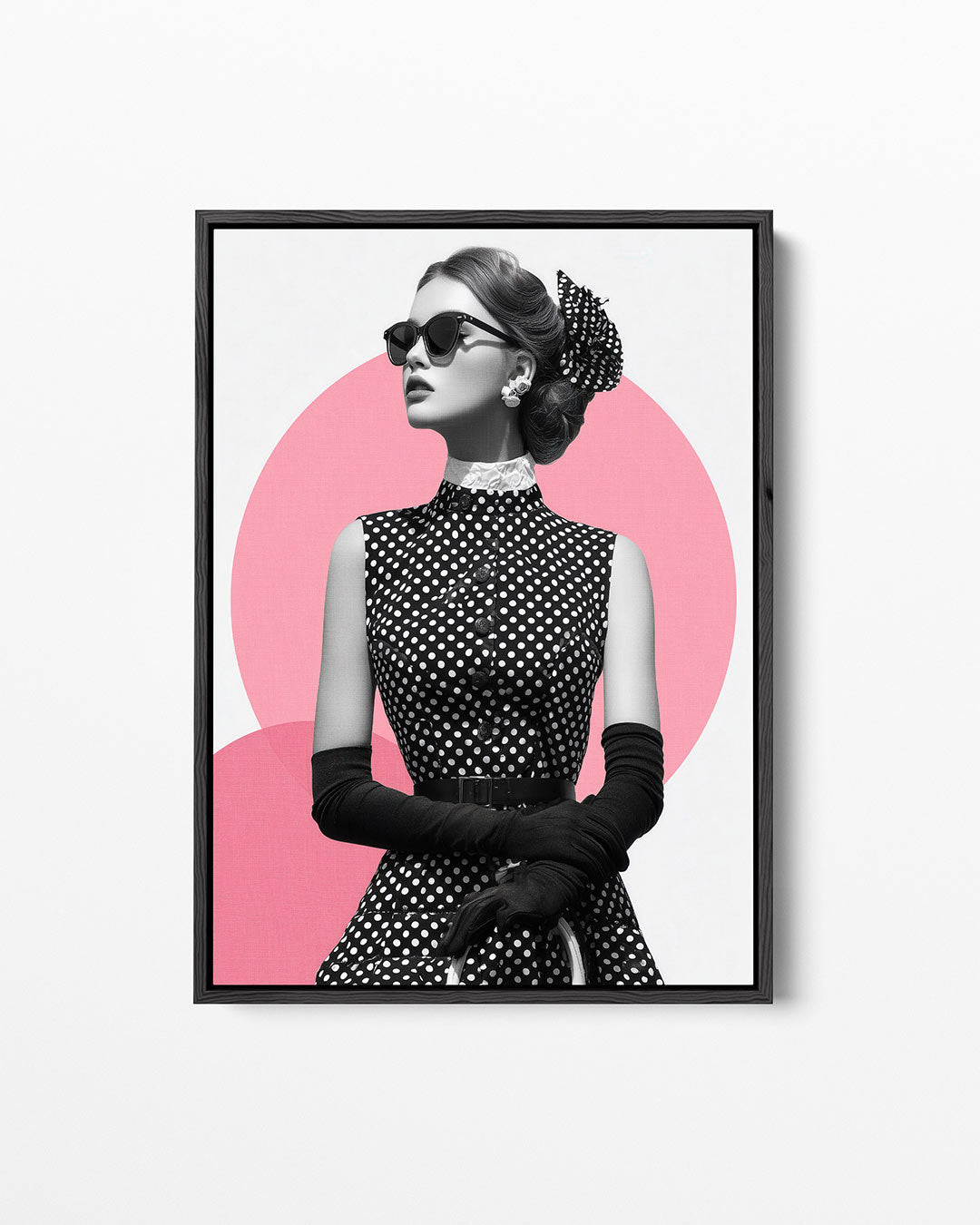 Stijlvolle vrouw – staand wanddecoratie kunstwerk