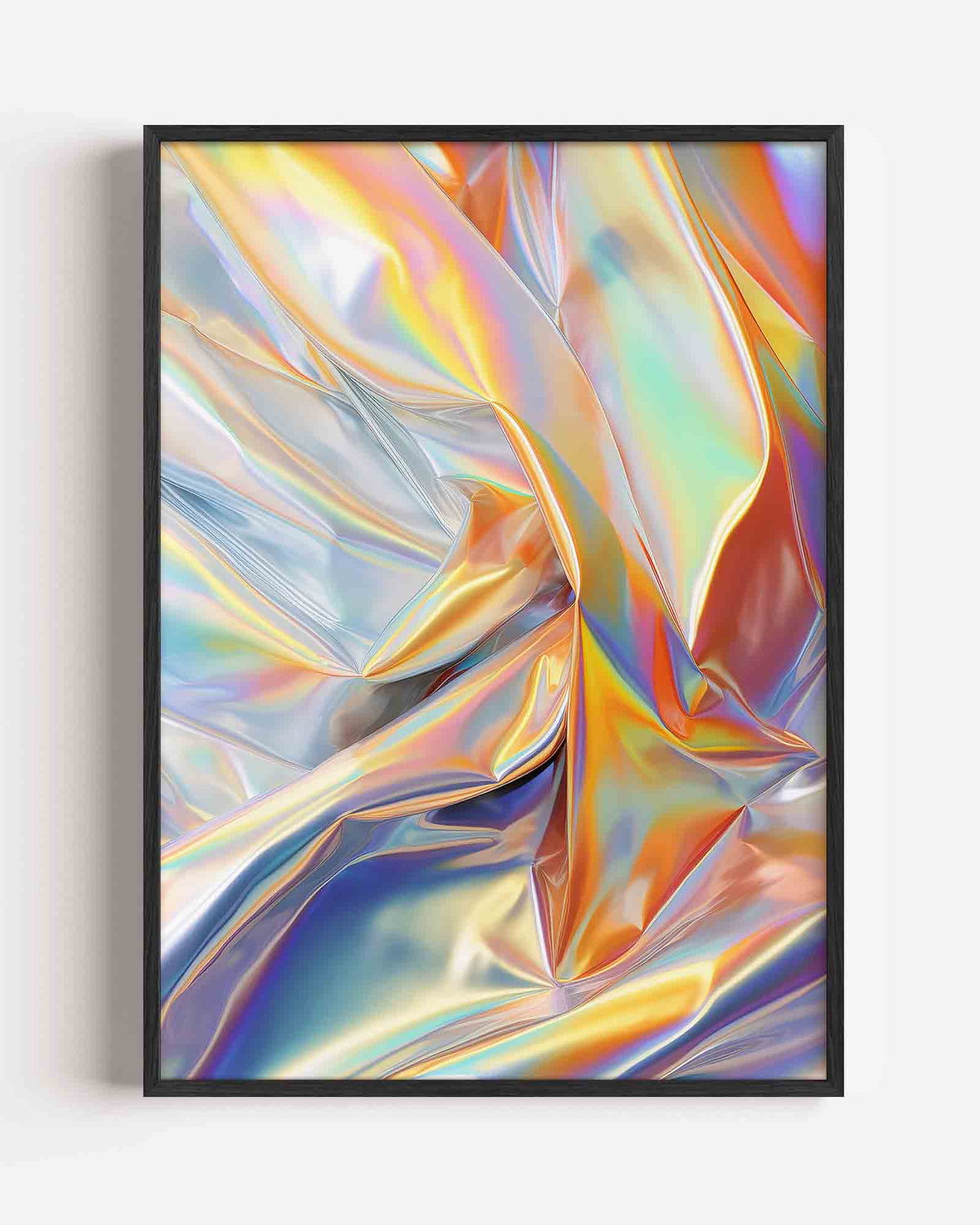 Iridescente glans – Kleur & Vormen portret poster als wanddecoratie