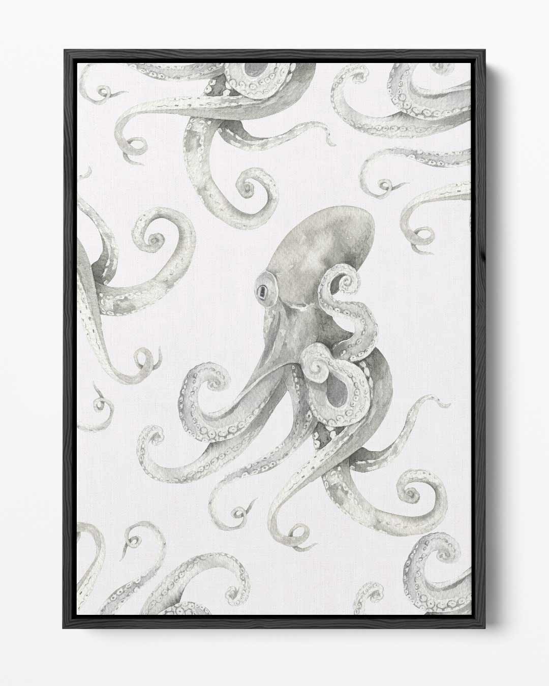 Octopus – portret kunstwerk als wanddecoratie