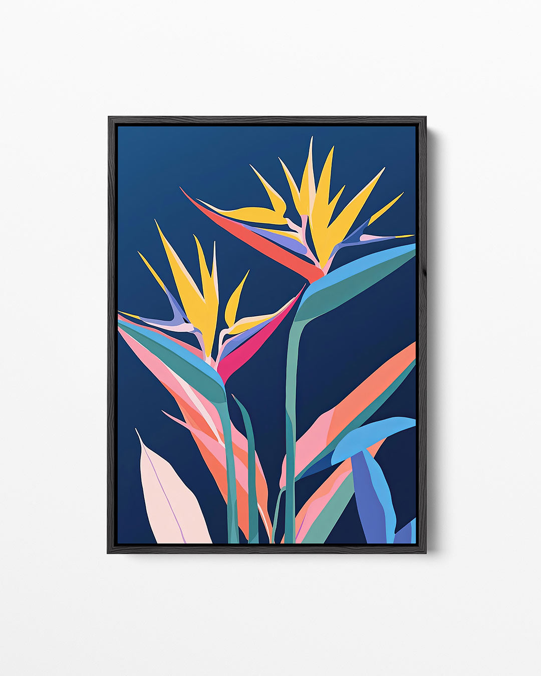 Vrolijke bloemen – staand wanddecoratie kunstwerk