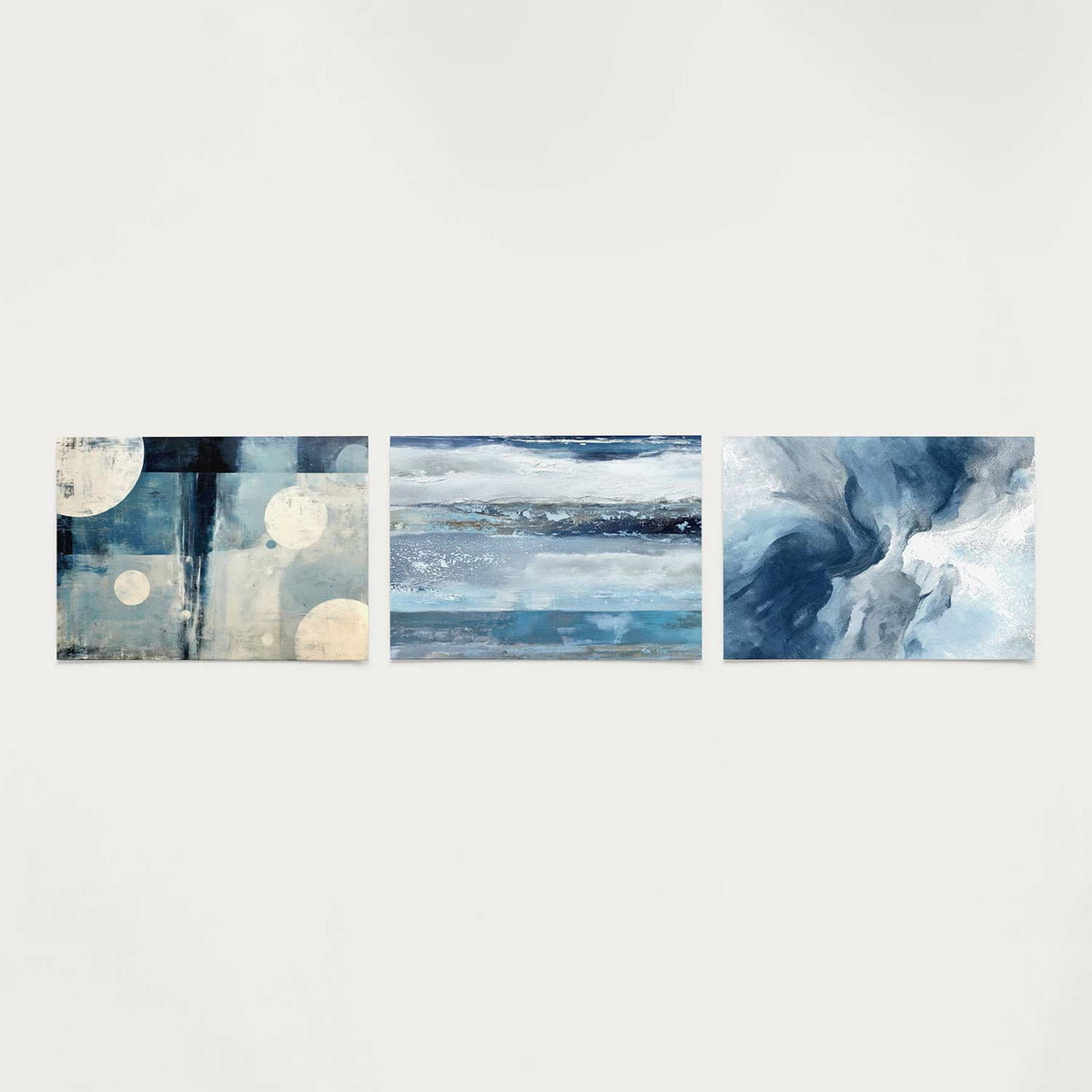 Cirkel en kleurvlakken Posterset