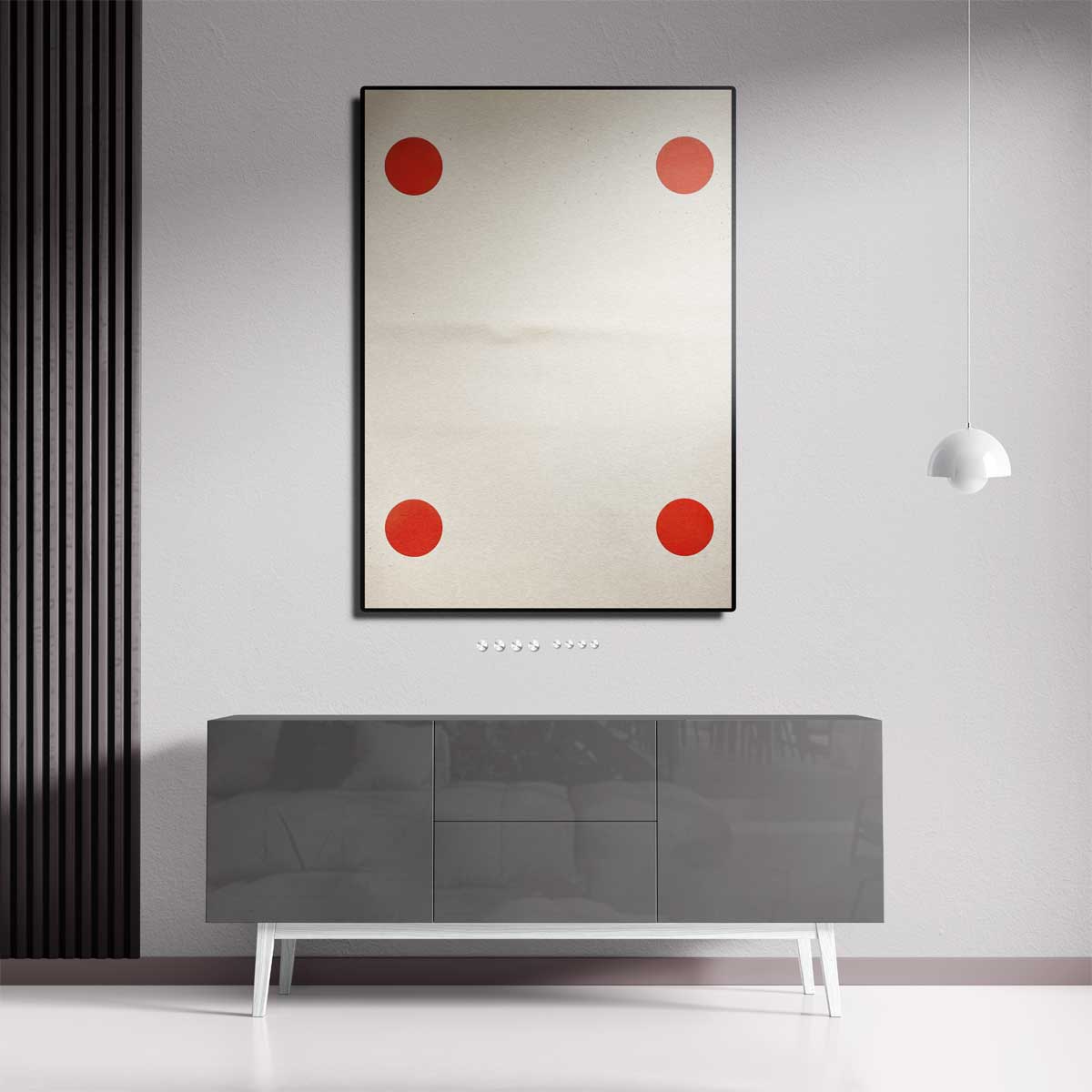 Vurig Evenwicht – canvas kunstwerk als wanddecoratie