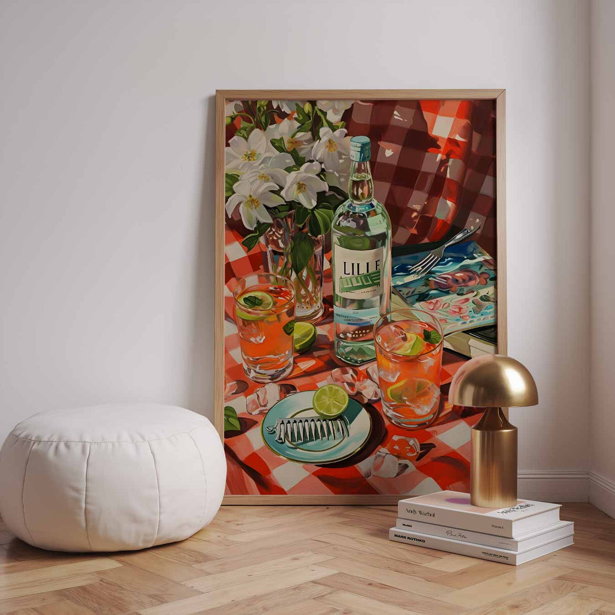Zomers Tafereel – urban poster in staand formaat