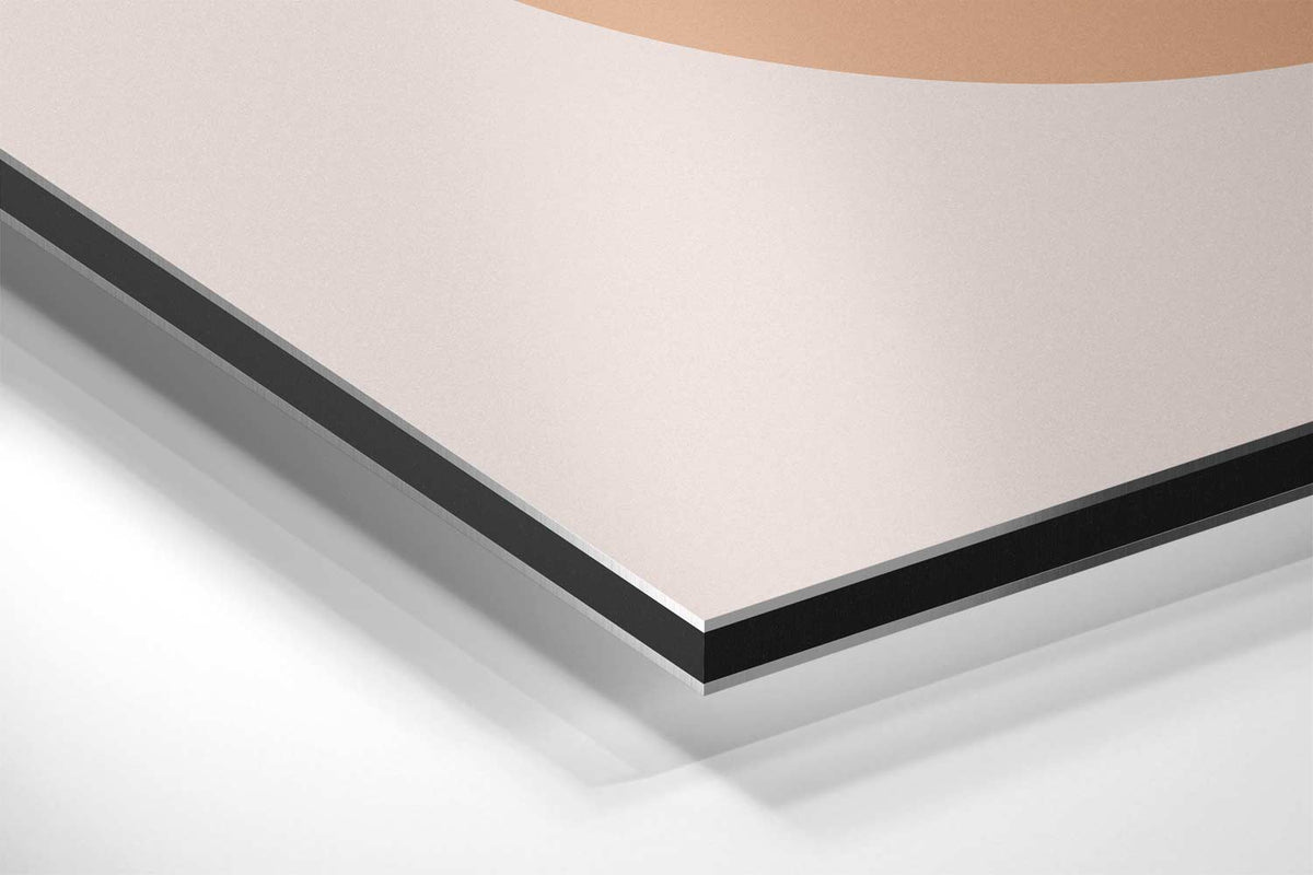 Abstracte Harmonie – plexiglas wanddecoratie in portret formaat