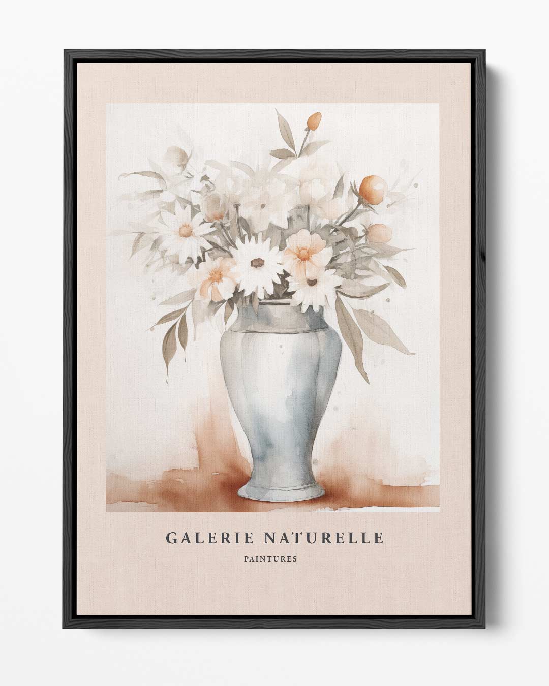 Bloemenpracht in Aquarel – portret kunstwerk als wanddecoratie