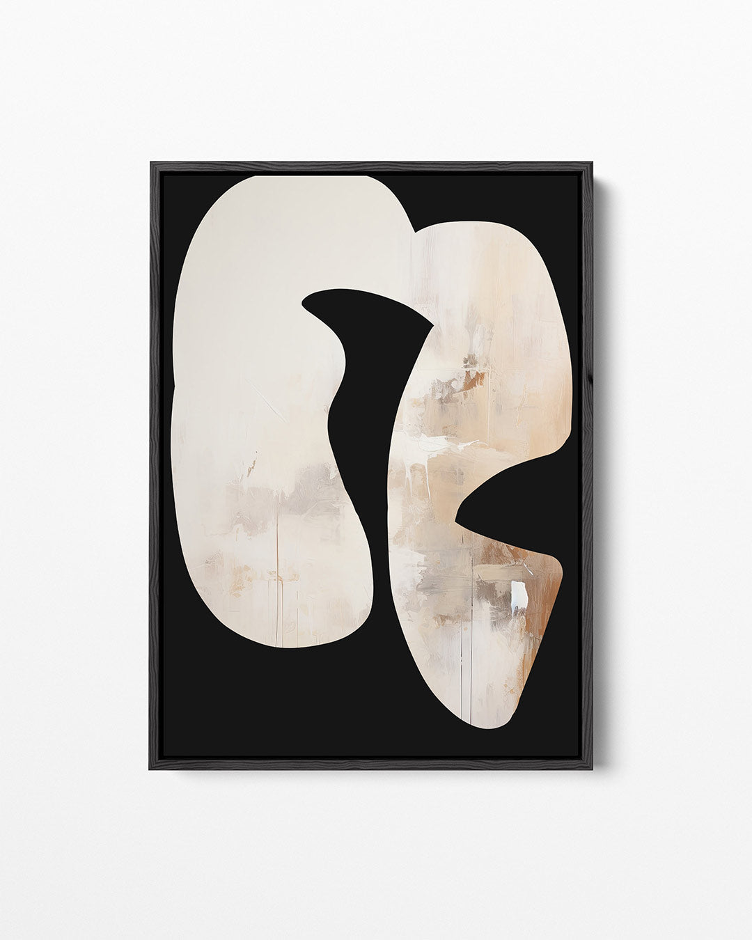 Organische vormen compositie – staand wanddecoratie kunstwerk