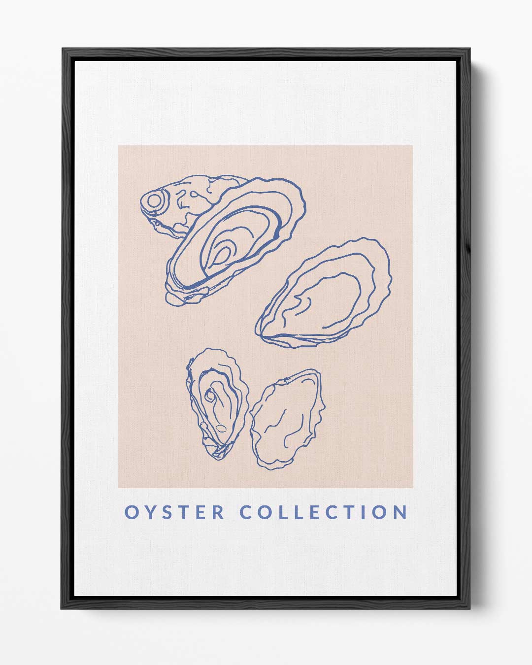 Oyster Collection Wanddecoratie – portret kunstwerk als wanddecoratie
