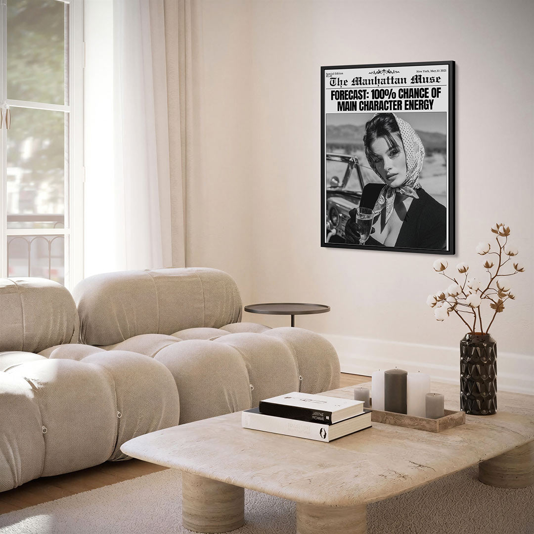 Stijlvolle nostalgie – staand wanddecoratie kunstwerk